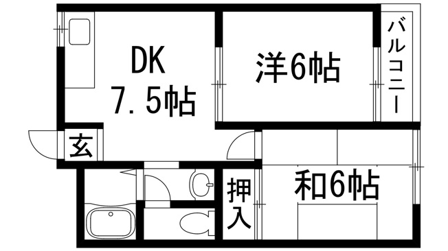 【間取り】 | ヴィラ寿