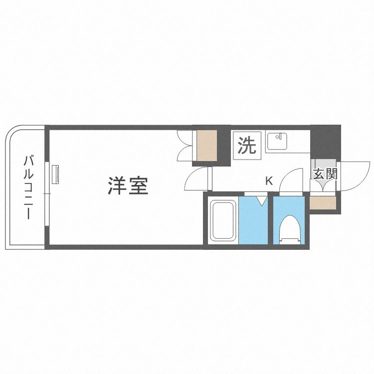 VERGER ZENSHINの間取り