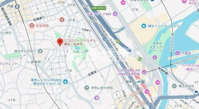 ドルチェ横浜・桜木町の地図