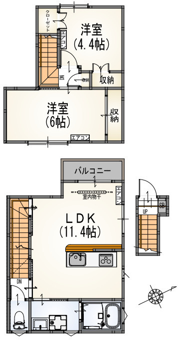 サンライズ三鷹台の間取り