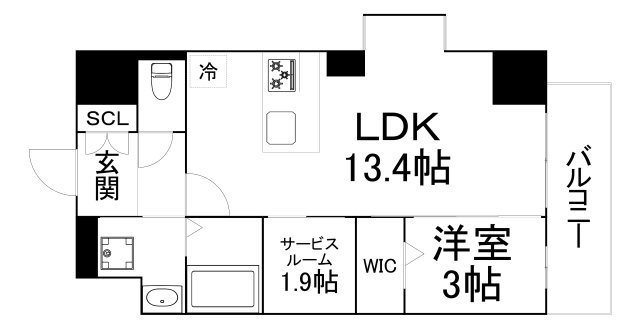 【間取り】 | プレサンスNEO九条ディアシス