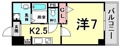 ロイスグラン神戸下沢通の間取り