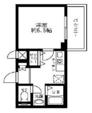 スチューデントパーク府中の間取り