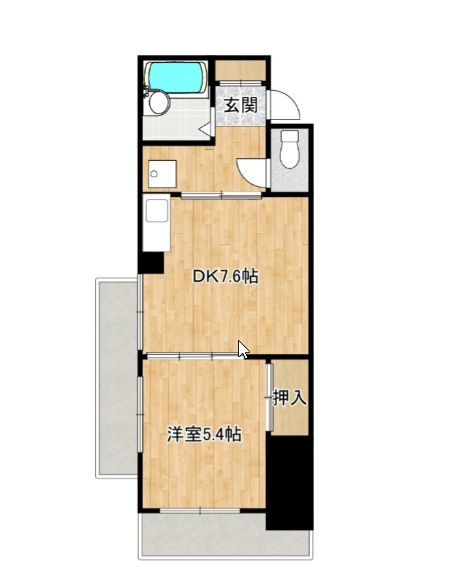 シテ・ラピーヌ南行徳の間取り
