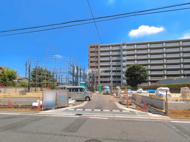 【新築分譲住宅】朝霞市栄町2丁目の前面道路含む現地写真
