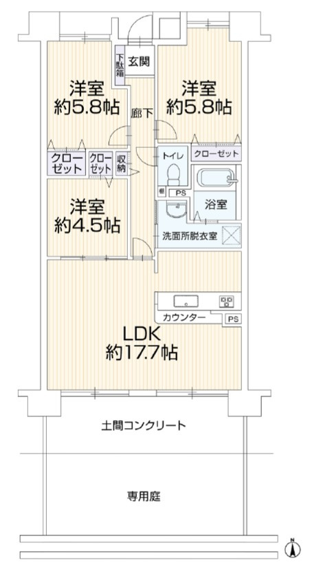 【間取り】の画像