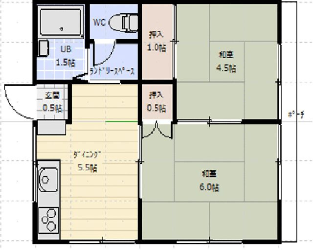 【間取り】 | ハラックスⅡ
