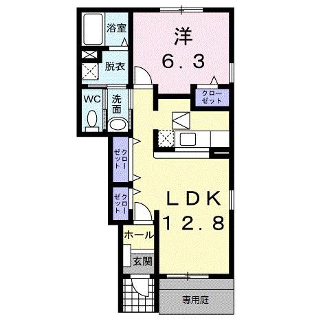 【間取り】 | アウローラ神楽野Ⅱ
