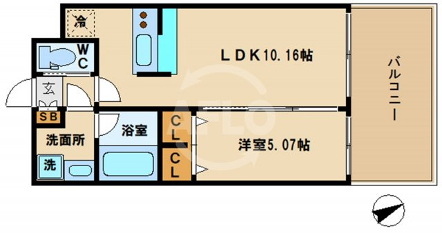 プレジオ城東中央の間取り|プレジオ城東中央　間取り