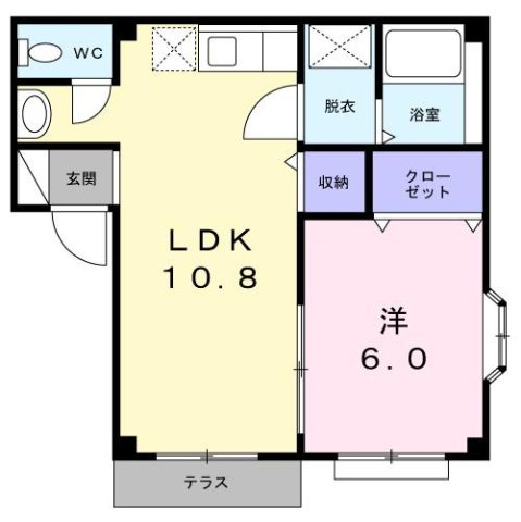 【間取り】 | ヴェルドール大樹Ⅰ