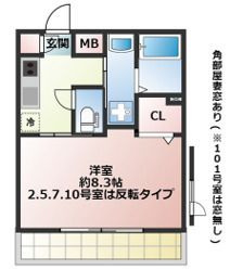 プロスペリタ大宮Nの間取り