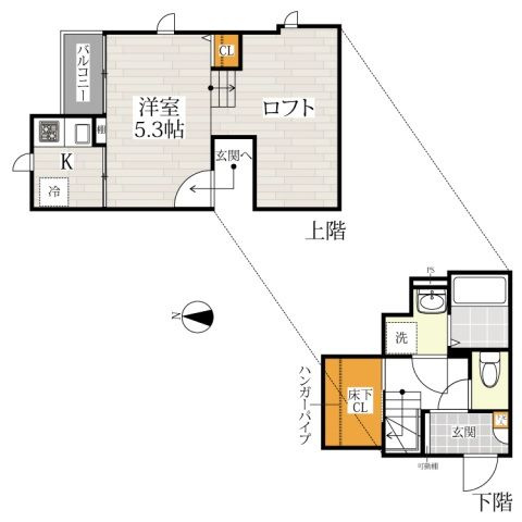 ＣＢ鳩ヶ谷ヴィスコの間取り