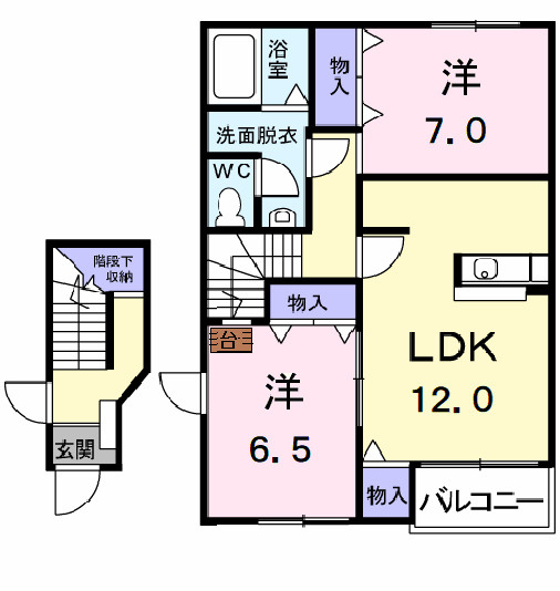 ラフォーレの間取り