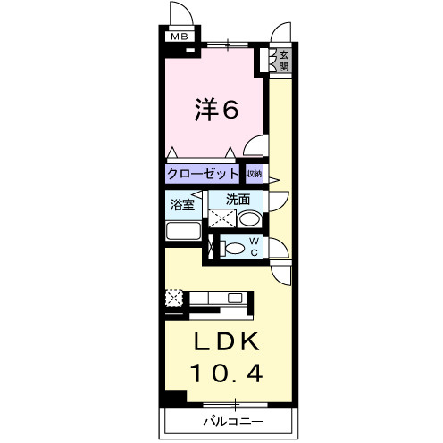 Ｄｅａｍｅｒ大門の間取り