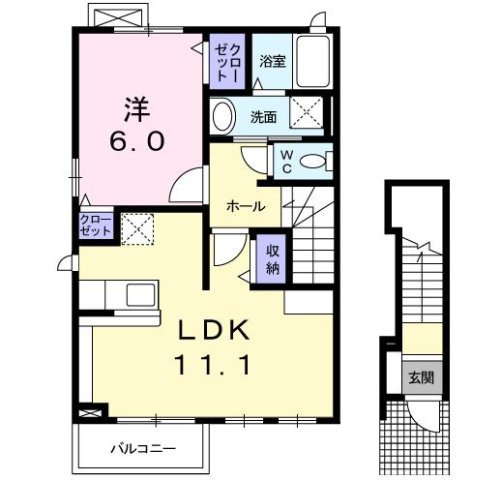 クリーンハイツ　あおいの間取り