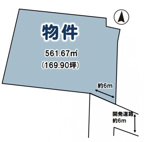 栃木市新井町の土地図|区画図
