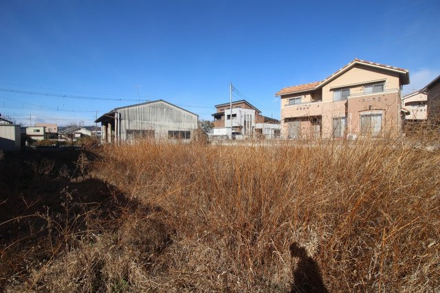 栃木市新井町の外観|敷地内から北西を撮影
