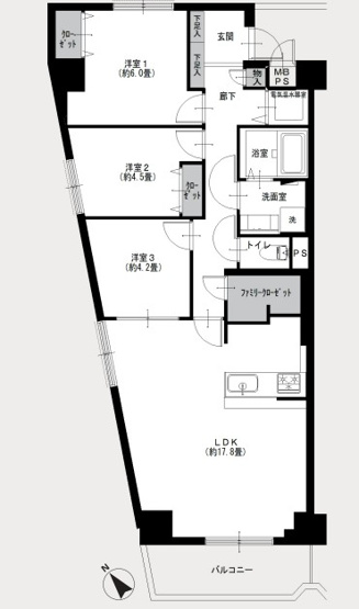 【間取り】 | 五反田ロイヤルハイツ