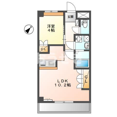 日向セントラルコートの間取り