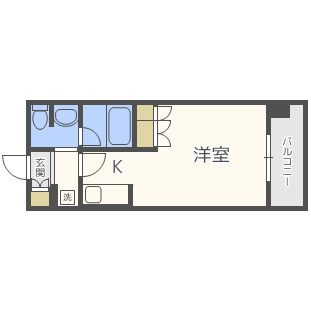 CITY SPIRE難波WESTの間取り