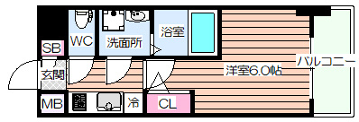 【間取り】 | エスリードレジデンス梅田フロント