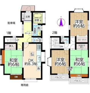 【間取り】 | 東町貸家