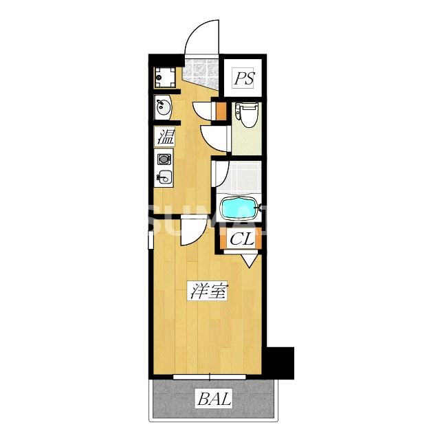 北区東十条３丁目の賃貸マンションの間取り|フロアタイル張りのお部屋です♪