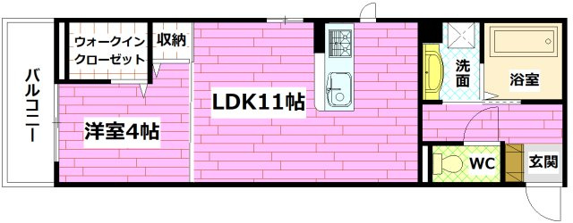 D-Room南小路の間取り