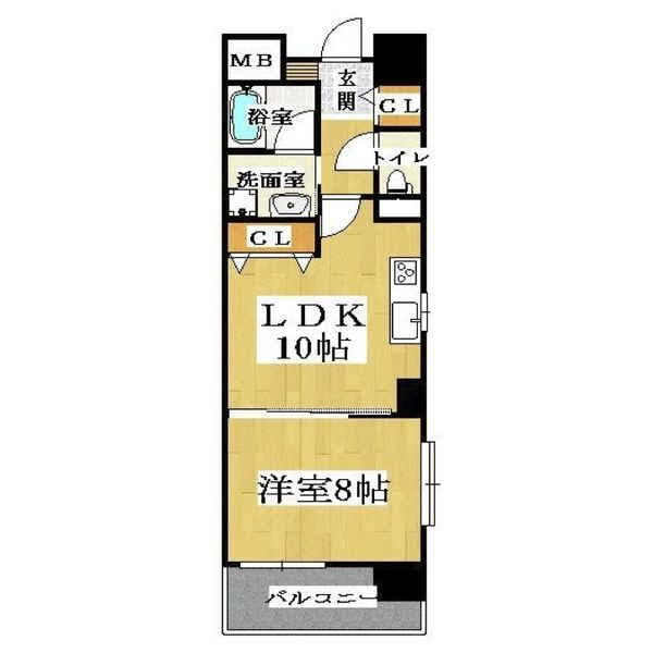 CITY　SPIRE桜川Ⅰの間取り