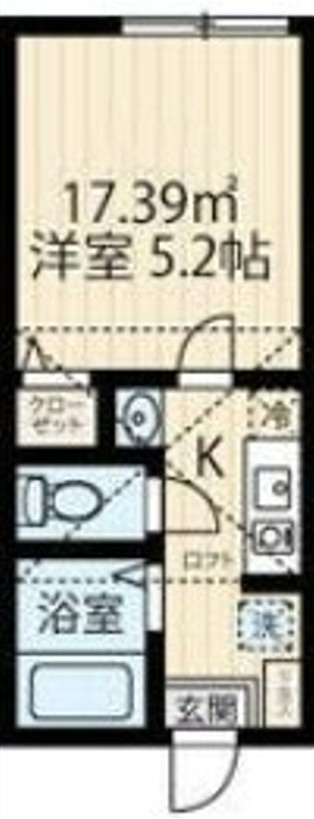 ラフィーネ生田Ⅱの間取り