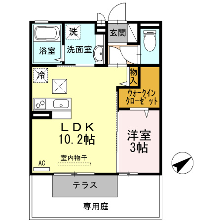 イーストパークの間取り