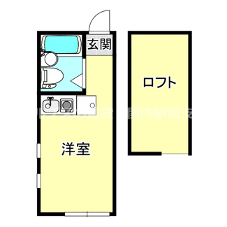 【間取り】 | ユナイト黄金町ファンタナモーレ