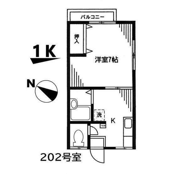 【間取り】 | 千三荘　15623