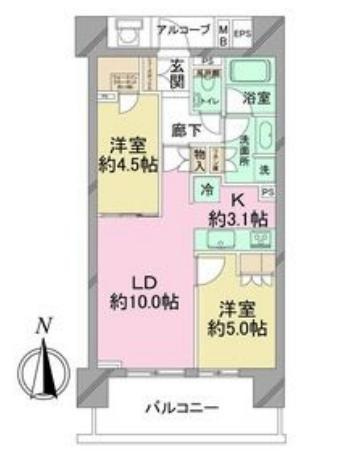 【間取り】 | ベリスタ高井戸駅前