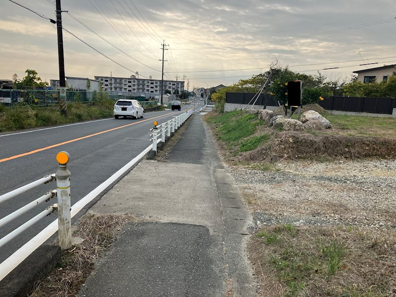 売店舗　豊川市千両町下西ノ谷38番地65、38番地66のその他|南側前面道路（東側より撮影）