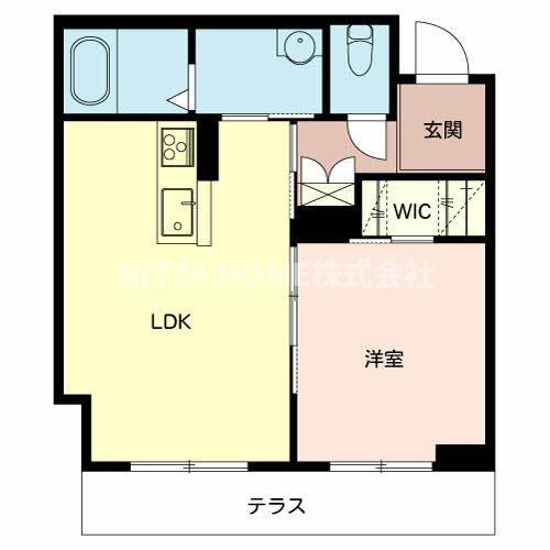 サンフェリーチェ篠山の間取り|インターネット無料＆ＷｉＦｉ完備◎新婚様にもオススメの間取りです♪