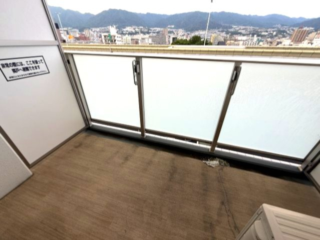 セラフィア神戸御影塚町のバルコニー