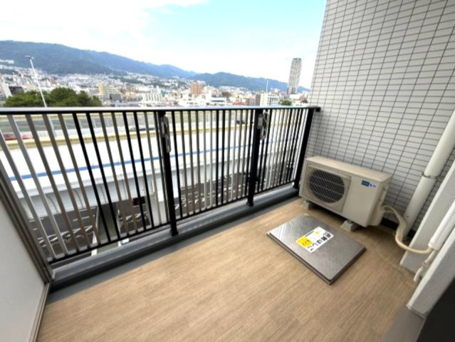 セラフィア神戸御影塚町のバルコニー