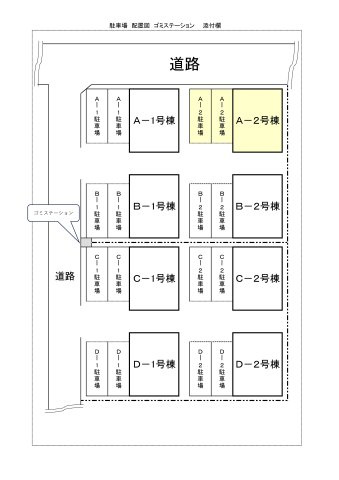 グランジュテ（カシマ）の区画図|配置図