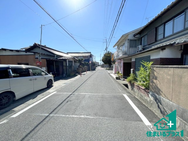 ★17(土)18(日)現地見学可能！★東近江市五個荘北町屋町　第1期　限定1邸の前面道路含む現地写真|周辺は落ち着いた街並みの住宅地！子育てがしやすい住環境です！まだ未完成ですが、現地でしかわからない事もございます。是非一度ご覧ください。