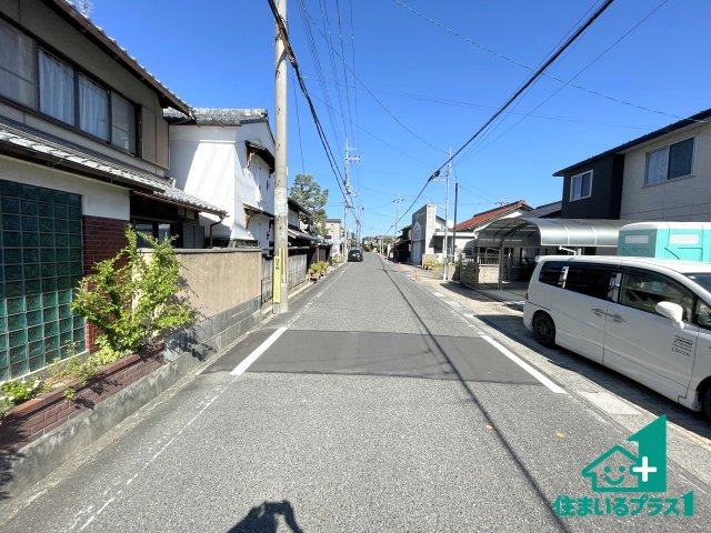 ★東近江市五個荘北町屋町　第1期　限定1邸の前面道路含む現地写真|周辺は落ち着いた街並みの住宅地！子育てがしやすい住環境です！まだ未完成ですが、現地でしかわからない事もございます。是非一度ご覧ください。