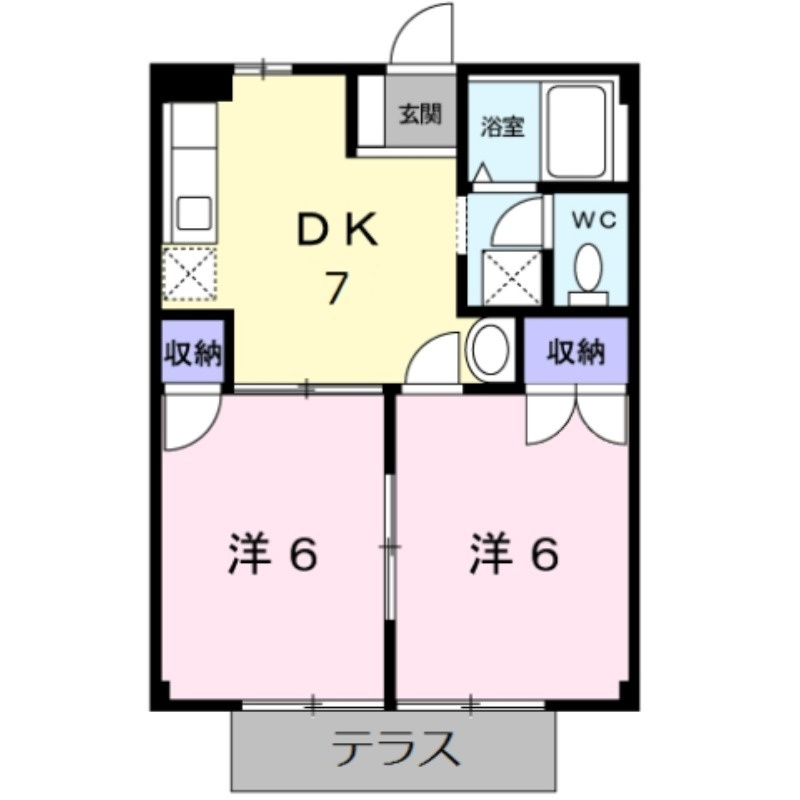 ファミール天野の間取り
