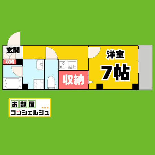 ライフワンビルの間取り