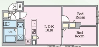 【間取り】 | エルファーロ三鷹 | 間取りです。