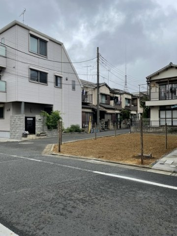 江戸川区東葛西５丁目　建築条件なし売地の外観|現地２０２６年７月撮影