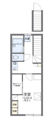 レオパレスプリマベーラの間取り