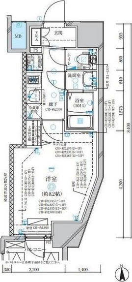 ディアレイシャス名古屋中村公園の間取り
