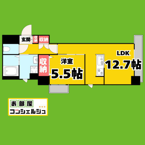 ヴェルドュアルテの間取り