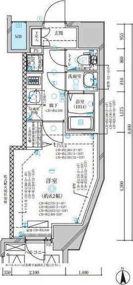 ディアレイシャス名古屋中村公園の間取り