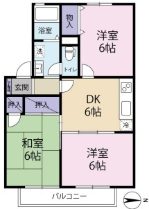 オークスの間取り